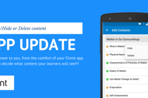 Flinnt Update for Educators: Now Exercise Control over the ‘Contents’ Section Using Our Mobile App!