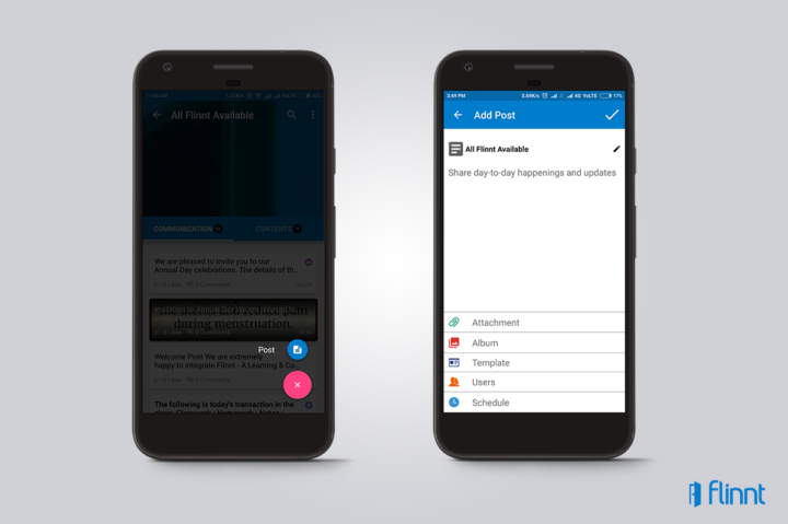 Adding a Post through the Flinnt Mobile App Gets Simplified!